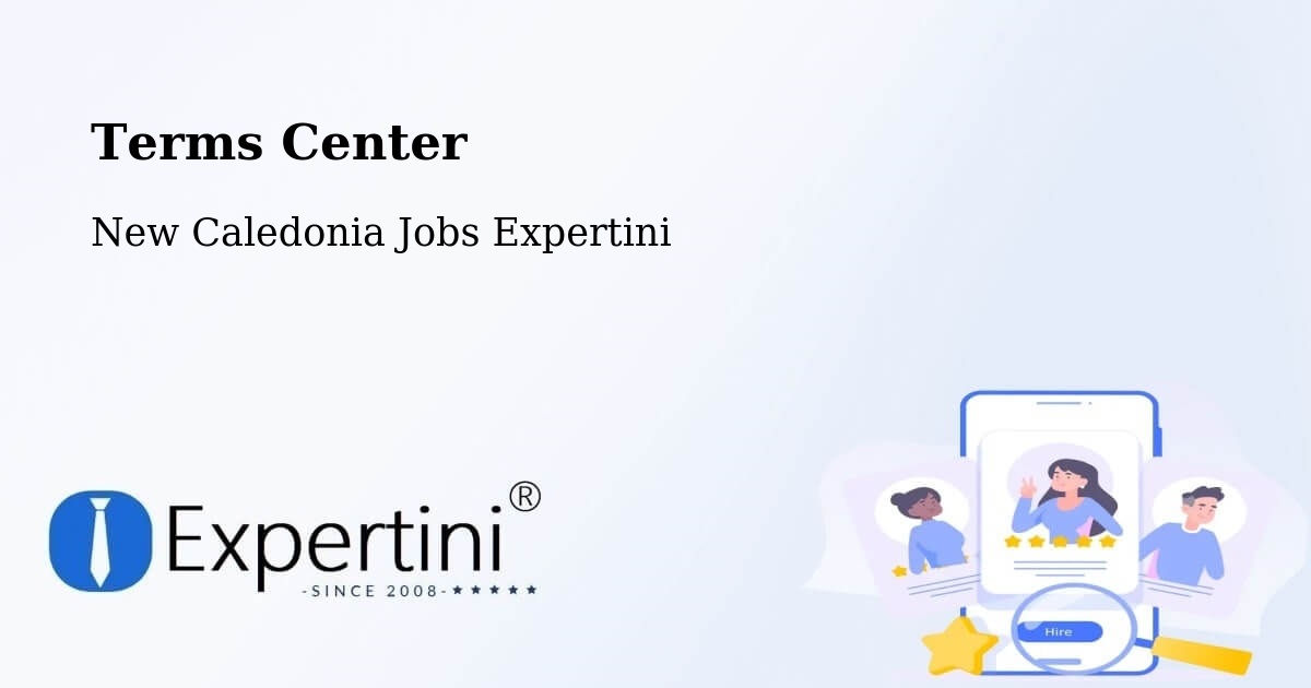 Terms of Service – Panaki - New Caledonia Jobs Expertini